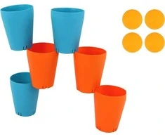 Jutiminis žaidimas dėlionė puodeliai 3in1 Lean toys, 16 d.