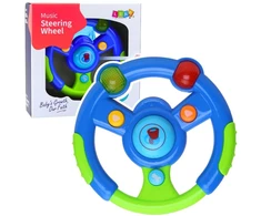 Lean Toys Interaktyvus vairas vaikams, 16 cm, šviesos ir garsai, spalvotas