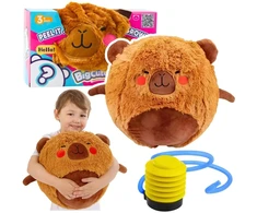 Lean Toys Kamuolys BigCutePet Auganti Kapibara 50 cm su Pompa