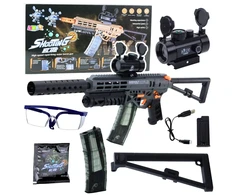 Lean Toys MK7 Vandens Šautuvas su Akumuliatoriumi ir Priedais