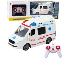 Lean Toys Nuotolinio valdymo greitosios pagalbos automobilis