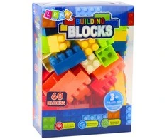 Lean Toys Spalvotų kaladėlių rinkinys 60 vnt