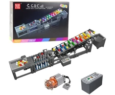 Lean Toys Konstruktorius su elektriniu varikliu ir 1281 detalėmis