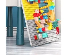 Lean Toys LeanToys Konstrukciniai kaladėlės 197 elementai + stalelis ir kėdutė