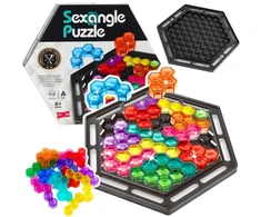 Lean Toys Loginis dėlionės žaidimas 16 dalių su 112 užduočių