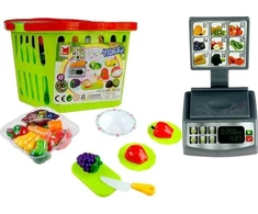 Lean Toys LeanToys Augalinis krepšys pjovimo + Parduotuvė Svoris