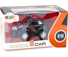 Lean Toys Klasikinis policijos automobilis 1:38 su šviesomis ir garsais