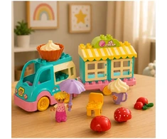 Lean Toys Ledų parduotuvės rinkinys 37.5 x 27.5 x 11.5 cm