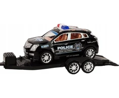 Lean Toys Žaislinis policijos visureigis su priekaba