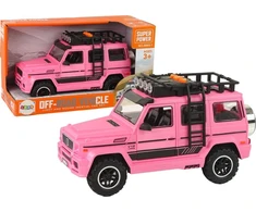 Lean Toys Automobilis rožinis
