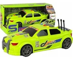 Lean Toys Žalias lenktyninis automobilis 1:16 su garsais