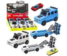 Lean Toys Visureigis su paslėptu automobiliu ir paleidimo funkcija