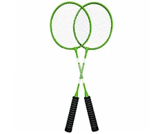 Lean Toys Badmintono rinkinys 2 raketės 3 plunksnelės