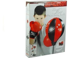 Lean Toys LeanToys didelis bokso rinkinys + pirštinių kriaušių stovas