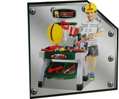 Lean Toys Bench Vaikų darbo stalo žaidimų rinkinys, įrankiai „Pasidaryk pats“ dirbtuvės