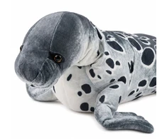 Lean Toys Pliušinis ruonis, pilkas, 50 × 30 × 25 cm