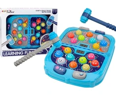 Lean Toys Interaktyvus kosminis žaidimas „Wack A Mole“
