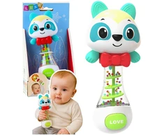 Lean Toys Barškutis kūdikiams Meškiukas 17 cm