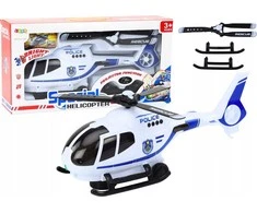 Lean Toys Policijos sraigtasparnis su šviesomis ir garsais