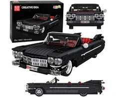 Lean Toys Statybinės kaladėlės juodos 1324 vnt.