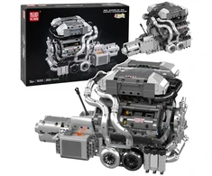 Lean Toys V8 variklio konstruktorius 2024 vnt.