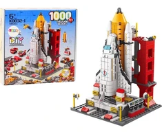 Lean Toys Konstravimo rinkinys vaikams Brick 6in1, 1000 detalių