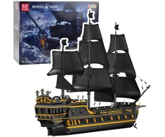 Lean Toys Konstruktorius „Juodoji Perla“ laivas, 5266 detalės