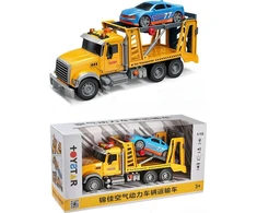 Lean Toys Vilkties sunkvežimis su sportiniu automobiliu 2in1