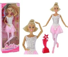 Lean Toys Lėlė Anlily balerina, 30x7x5 cm, 2 d.