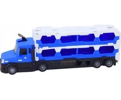 Lean Toys Lora 2in1 Vilkikas ir Lenktynių Trasa su Šviesomis ir Garsais