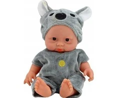 Lėlė pilka apranga Lean Toys