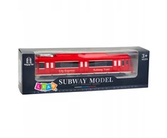Lean Toys Metro traukinys raudonas