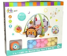 Lean Toys Žaidimų kilimėlis Konig Kids su kamuoliukais