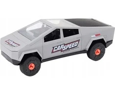 Lean Toys Modernus pilkas automobilio rinkinys su atsuktuvu
