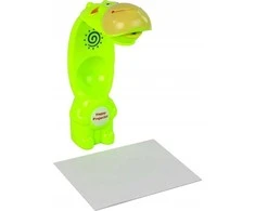 Lean Toys Žalias piešimo projektorius su flomasteriais