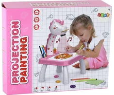 Lean Toys Vienaragio Piešimo Projektorius su Žymekliais ir Įdėklais