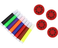 Lean Toys Piešimo projektorius su stalu vaikams