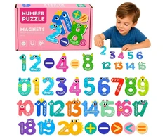 Lean Toys Magnetinė dėlionė 26 vnt.