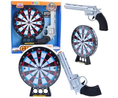 Lean Toys Lazerinis revolveris su taikiniu vaikams, 30 m