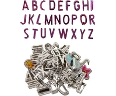 Lean Toys Kūrybinis LeanToys DIY raidžių apyrankių rinkinys