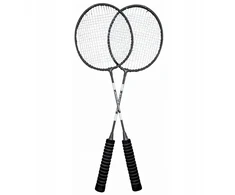 Lean Toys Badmintono rinkinys 2 raketės 3 plunksnelės