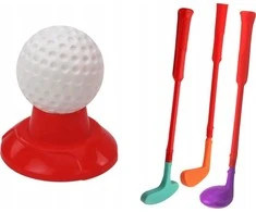 Vaikiškas Mini Golfo rinkinys vežimėlyje Lean Toys