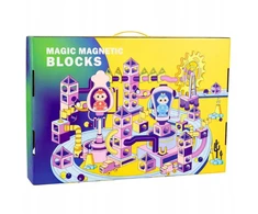 Lean Toys Magnetiniai blokeliai 118 vnt.