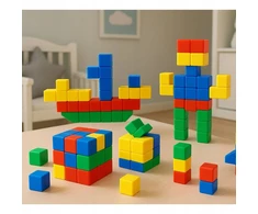 Lean Toys Magnetiniai edukaciniai blokai, 32 vnt.