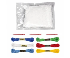 Lean Toys Jūros gyvūnų vėlimo ir siuvimo rinkinys vaikams, 6 vnt.