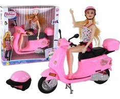 Lėlė su motoroleriu Lean toys