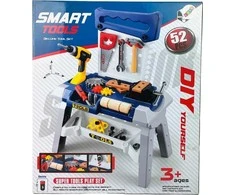 Vaikiškas dirbtuvių rinkinys Lean Toys, 52 vnt, 50x30x66 cm
