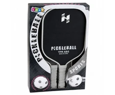 Zestaw Pickleball rinkinys juodas ir pilkas 2 vnt.