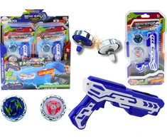 Lean Toys Mėlynas disko šaudyklės rinkinys su metaliniais diskais