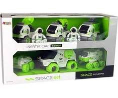 Lean Toys Kosminių transporto priemonių rinkinys 6in1 LeanToys